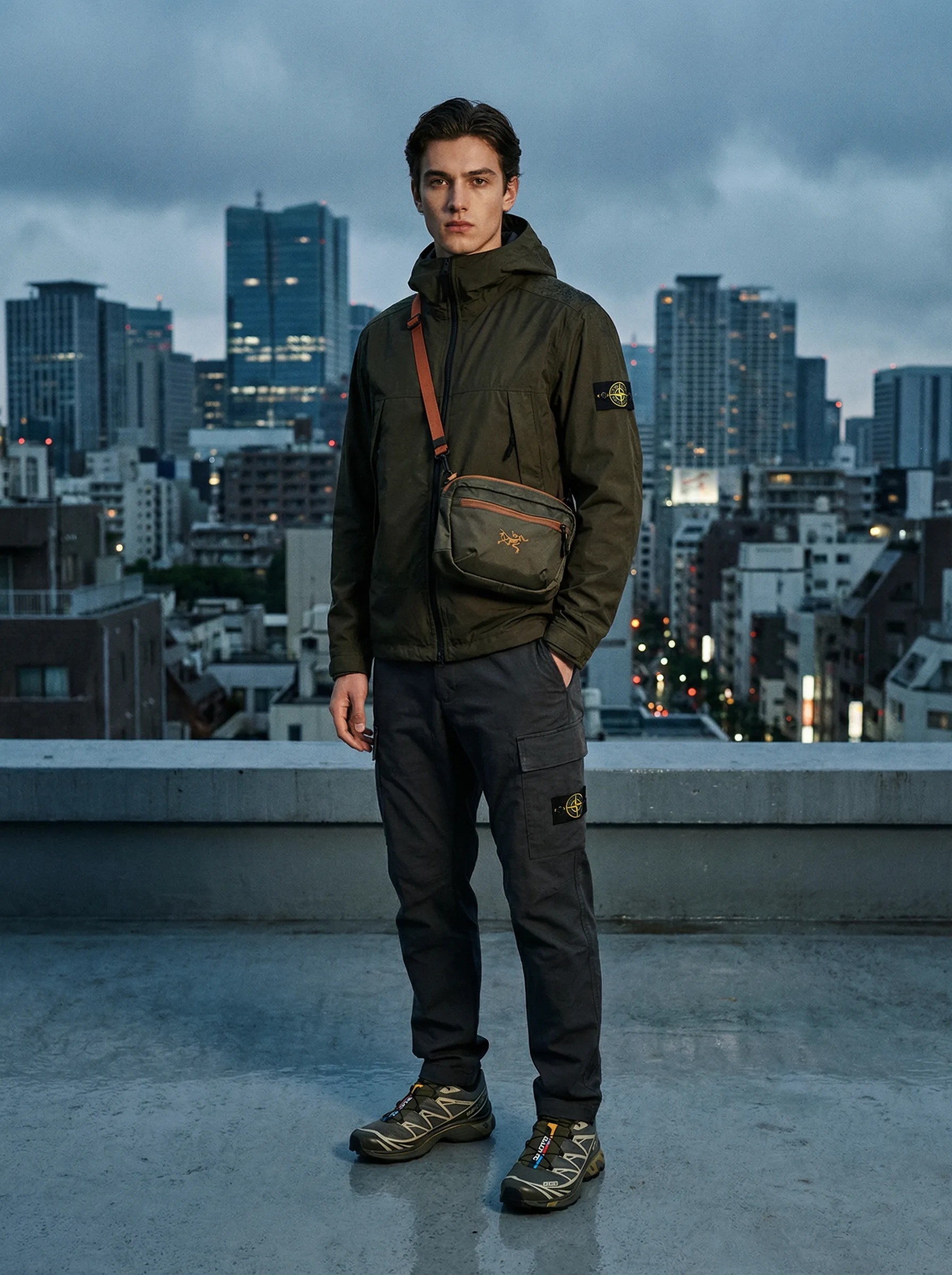 Gorpcore户外机能风穿搭 - 男同